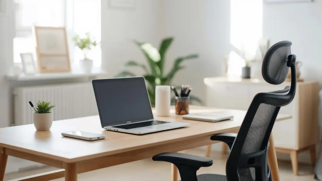 floating desk setup