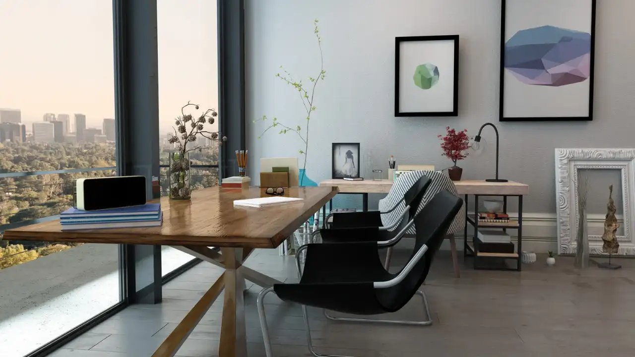 home office desk for small spaces